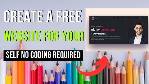 How To Create A Free Website - with Free Domain & Hosting (2024)