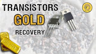 Gold recovery from epoxy transistors : Yield data