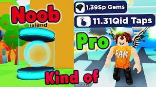 🙋‍♂️Noob to Pro😎 in less than a day Roblox Tapping Simulator (Heaven World) screenshot 5