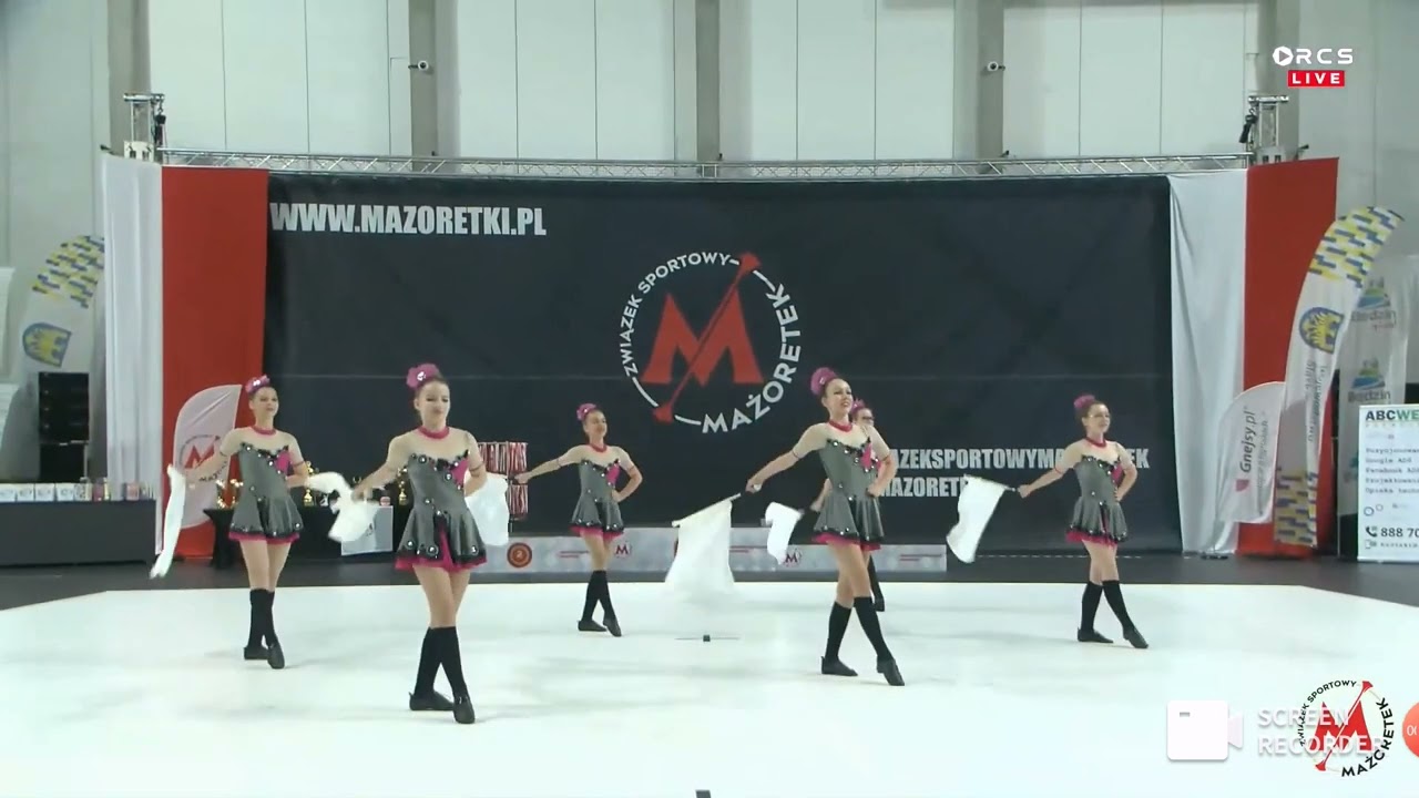 Mażoretki ZYGZAK - mini flaga