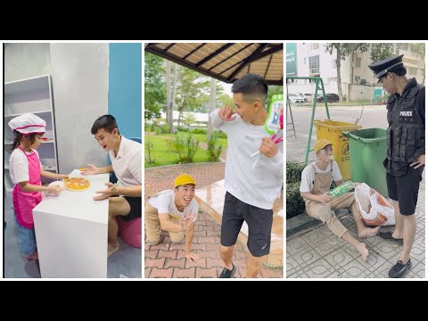 Father & Good Daughter Make Pizza 🍕 Story of kind homeless kid ❤️