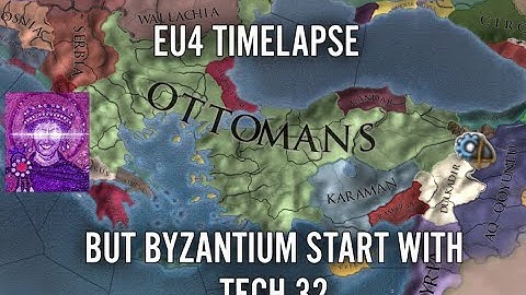 EU4 Timelapse But Byzantium Have Max Tech