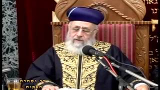 הרשל''צ הרב יצחק יוסף פסח 1 Pesach התשע''ה