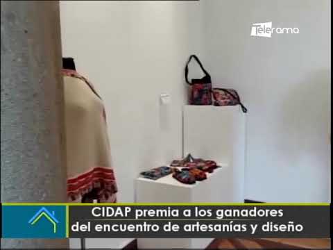 CIDAP premia a los ganadores del encuentro de artesanías y diseño