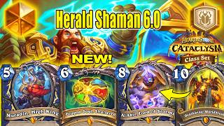 Dragon Soul Makes Herald Shaman 6.0 Deck To Craft Right Now Better CATACLYSM Class Set | Hearthstone