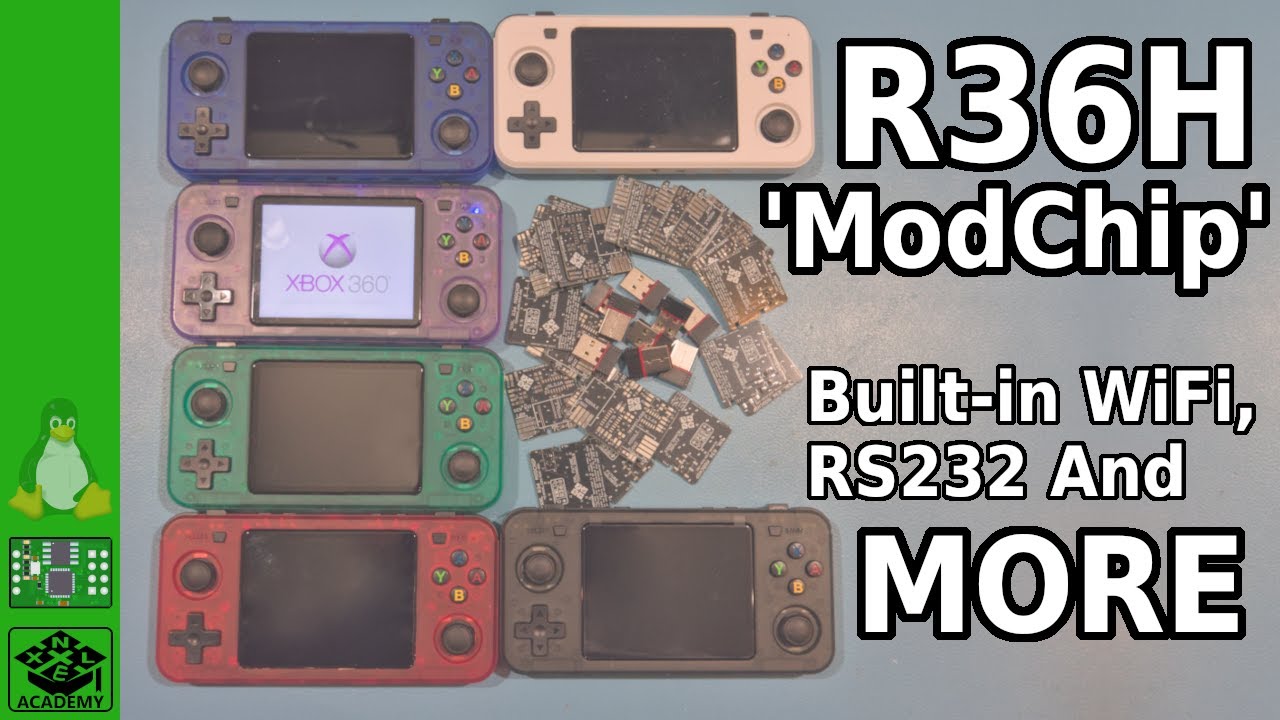 R36H Built-in WiFi, Serial and more (XNL R36 'ModChip')