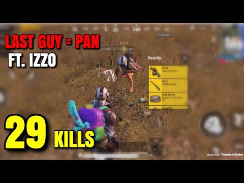 Видео: LANDING POCKINKI! - PUBG Mobile - 29 Kills With IZZO