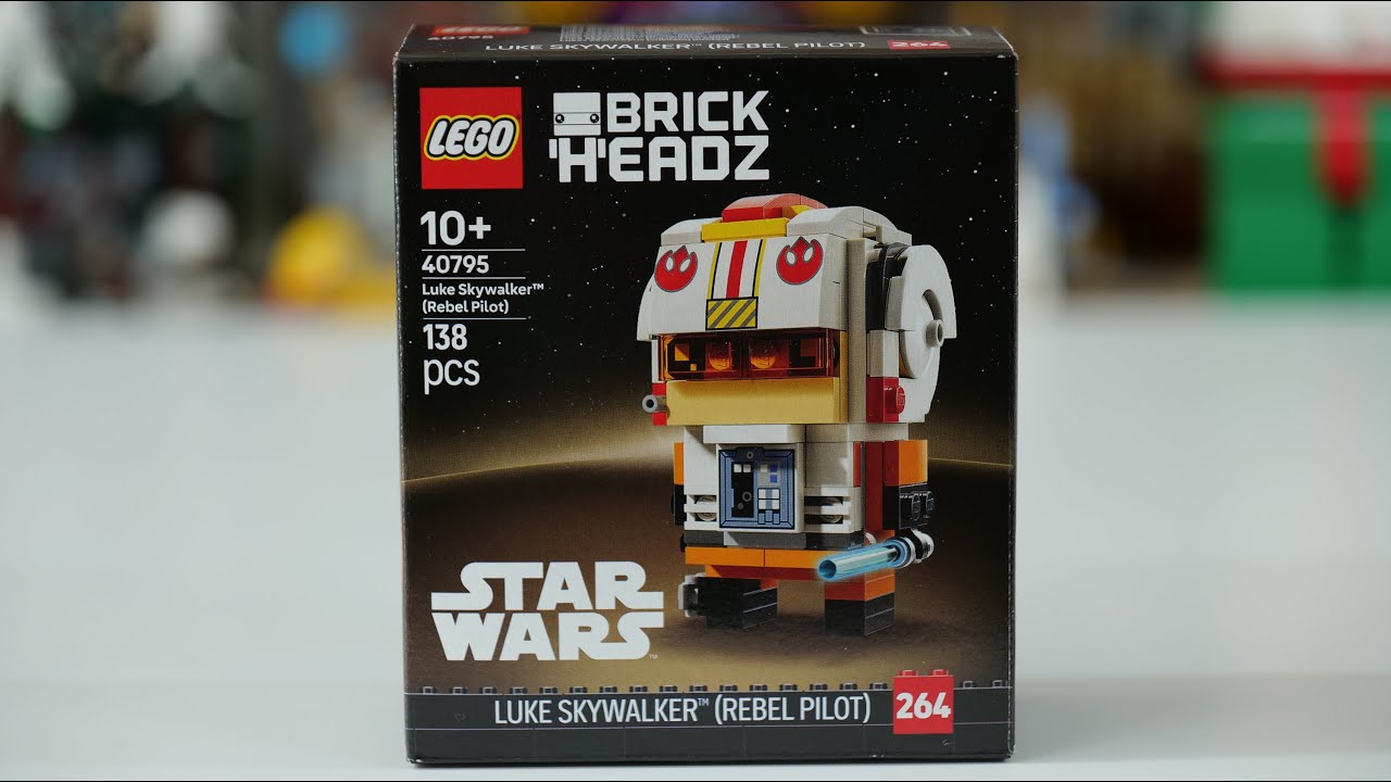 LEGO Star Wars 40795 Luke Skywalker Rebel Pilot Brickheadz Speed