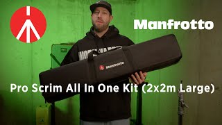 A Portable, Quick Setup 6x6 Scrim Kit  Manfrotto Pro Scrim Kit  Large (2m x 2m)