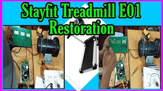 stayfit treadmill E01 problem//Not running belt//Restoration