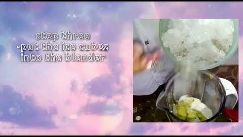 Procedure Text 9C "How To Make Avocado Juice