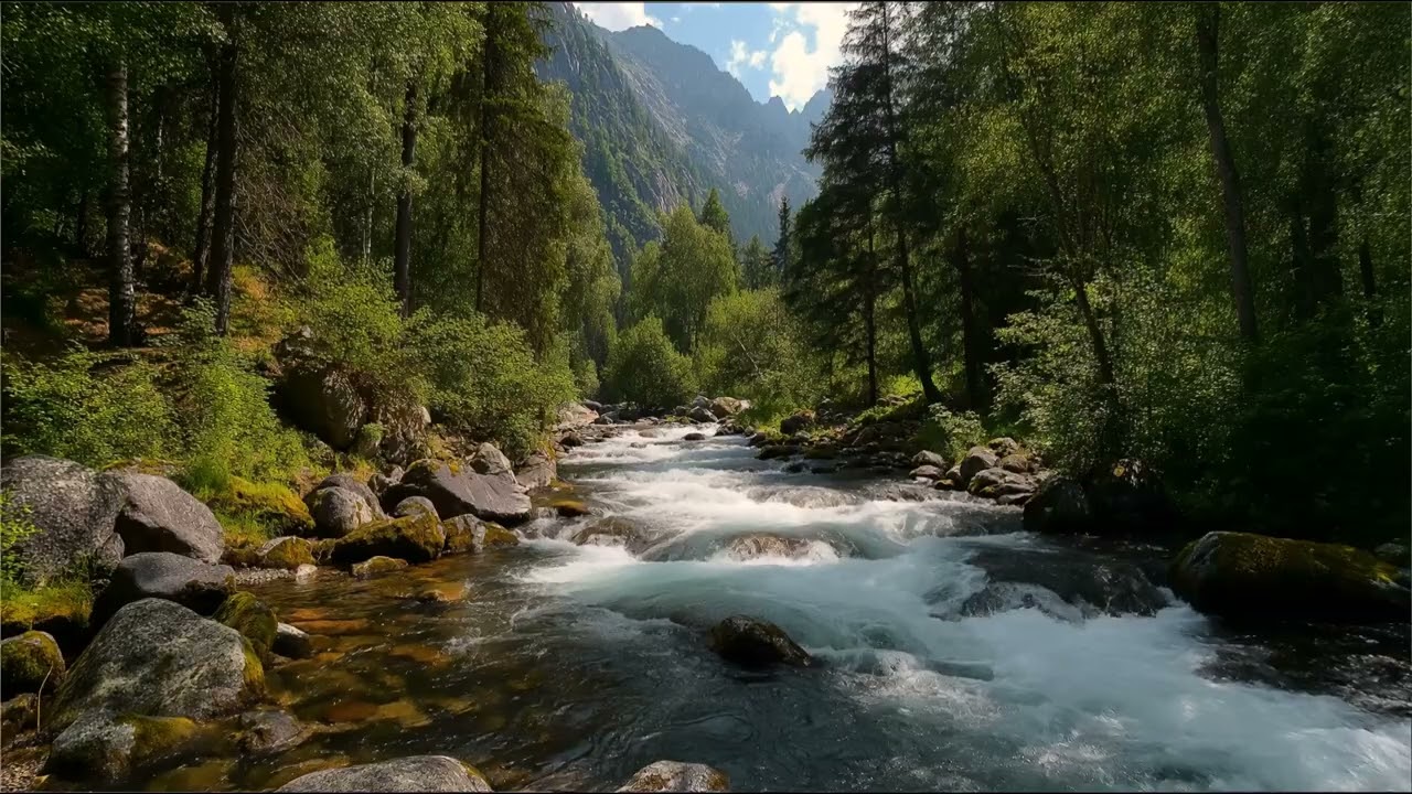 Relaxing Forest Water Ambience 🌿 Nature Sounds for Deep Rest