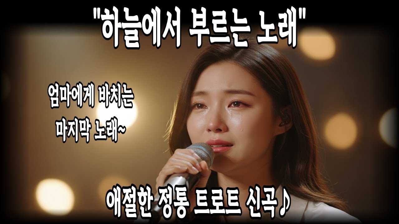 🎧하늘에서 부르는 노래 | 정통 트로트 신곡 | 엄마에게 바치는 마지막 노래