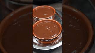 Persimmon Chocolate Pudding 🍮 Mouthwatering Treat In No Time! #Shorts #Asmr #Recipe