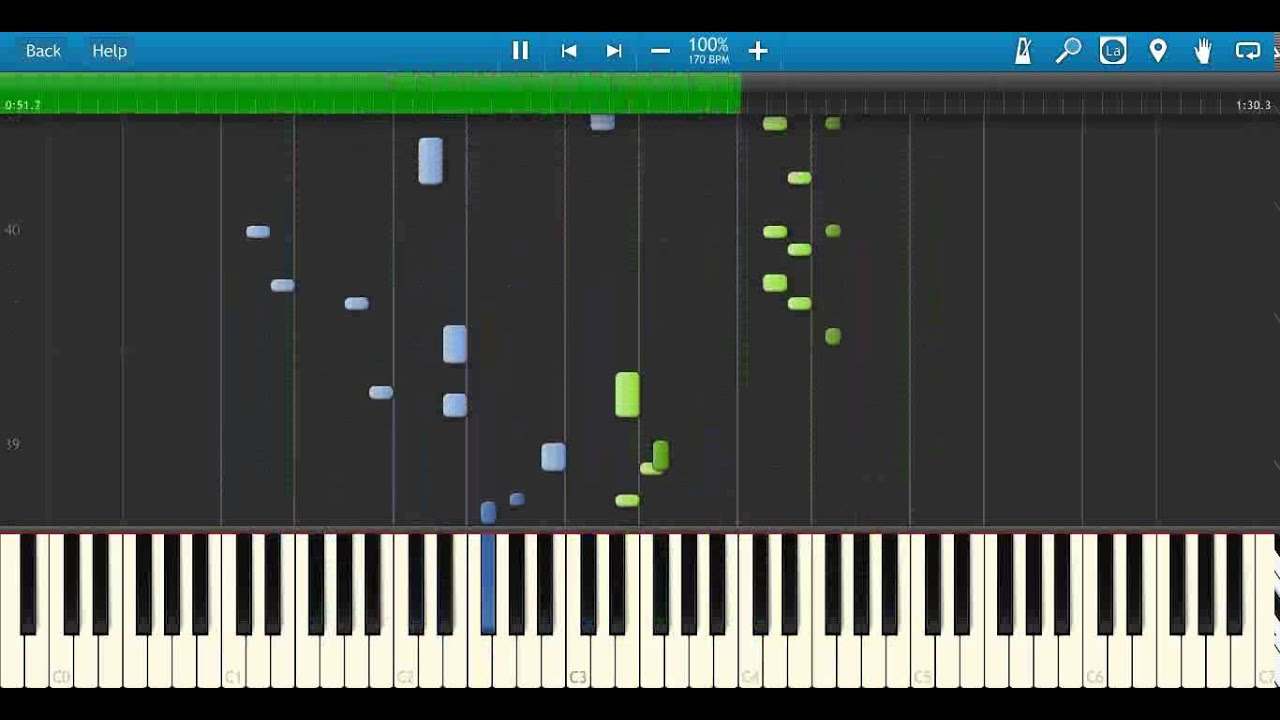 ご注文はうさぎですか 2期ed ときめきポポロン 楽しく採譜してみた Synthesia Piano Sheet Youtube