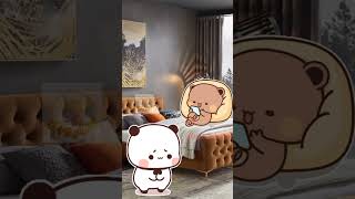 Bubu Ne Dudu Ka Shirt Jala Diya  L Peach Goma L Milk Mocha L Panda Bear L Bear Or Panda