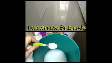 Pode usar bicarbonato em porcelanato?