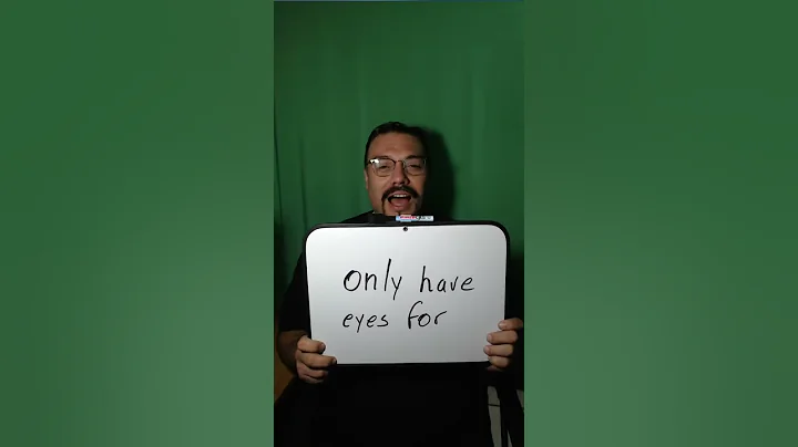 Who's that person you only have eyes for?