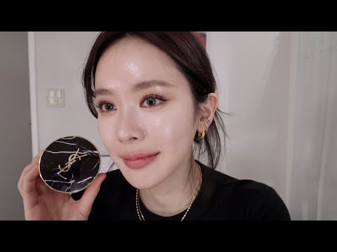 [grwm]메이크업 전문가의 입생로랑 <strong>마블팩트</strong> 리뷰 및 예쁘게 잘 쓰는 법!