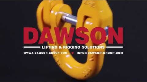 DAWSON DS074 G80 EUROPEAN TYPE HAMMERLOCK ROLLER CHAIN CONNECTING LINK, FORGED CHAIN CONNECTOR