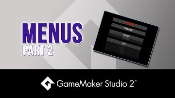 Menus: Part 2: Flying Buttons - Game Maker Studio 2