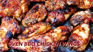 OVEN BBQ CHICKEN WINGS | THE BEST BBQ CHICKEN WINGS RECIPE