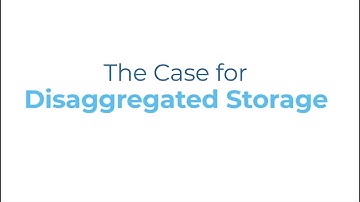 The Case for Disaggregated Storage