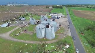 Drone shows destruction of deadly Iowa tornadoes