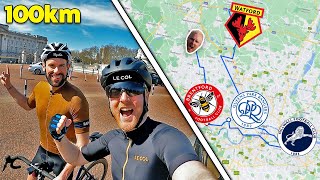 Cycling To Every CHAMPIONSHIP Stadium in London with BEN FOSTER!!