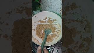 home made suji and besan ka halwa  # halwa  #viral short #youtubeshort #