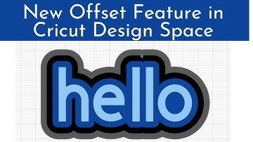 New Offset Feature in Cricut Design Space
