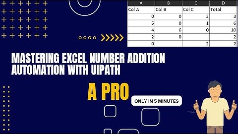 Adding multiple numbers from an Excel | UiPath Automation #techystack #uipath #rpa #robotics