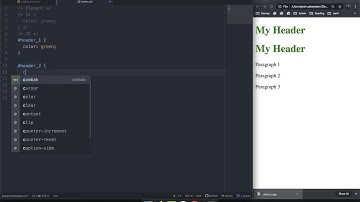 Full Stack Web Developer Course: 2_6 - Basic CSS Selectors