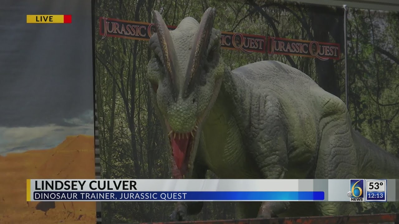 Interactive dinosaur exhibit at Lansing Center
