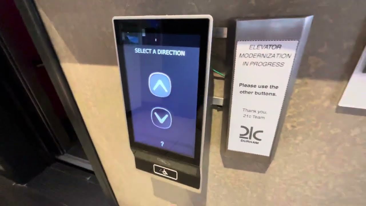 TKE Traction Elevators @ 21C Hotel in Durham, NC