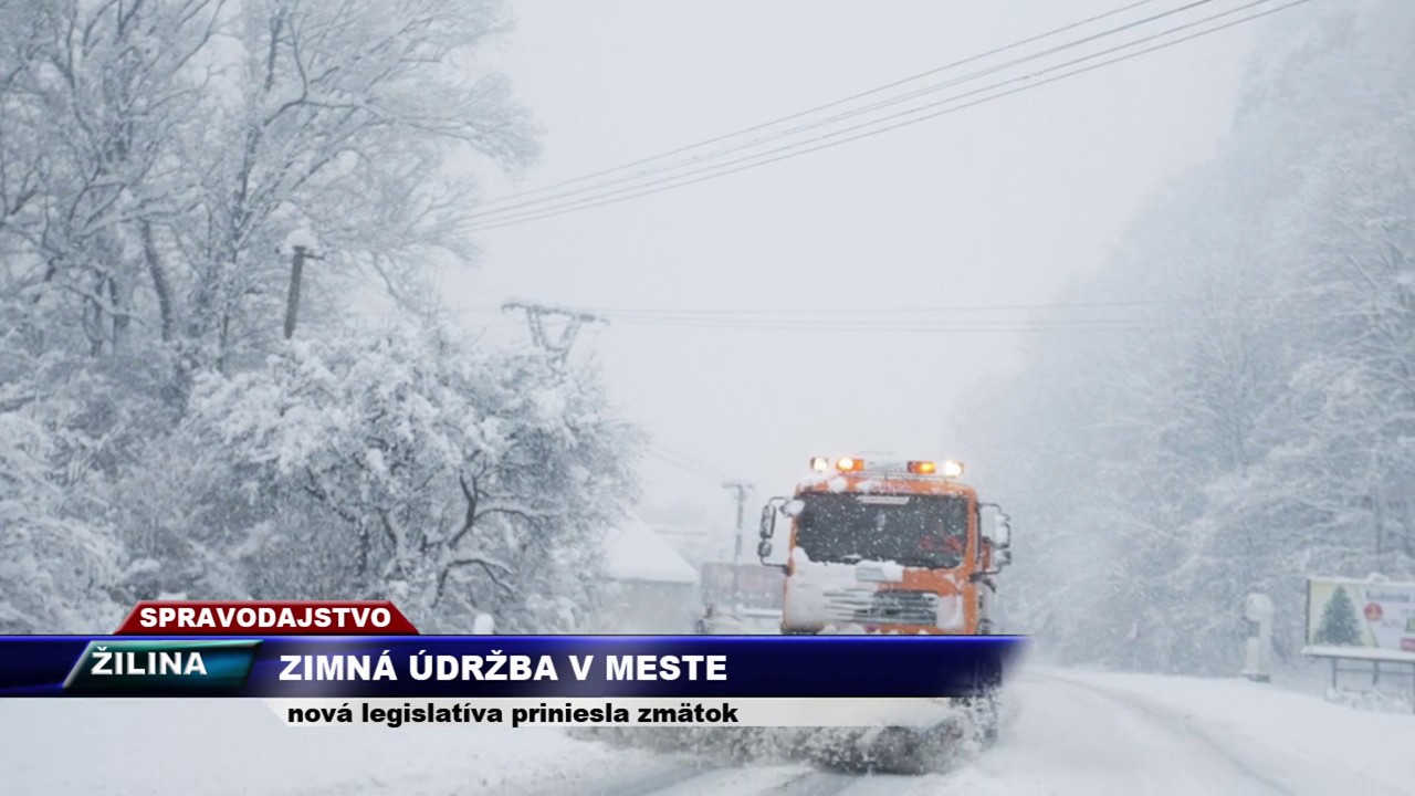 TV SEVERKA Zimná údržba po novom