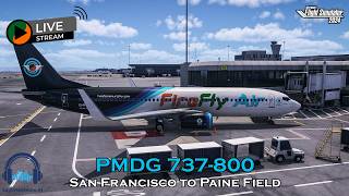 Flying the updated PMDG 737-800 | San Francisco to Paine Field | SayIntentions Feature Preview ✈️