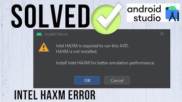 SOLVED 🤗 Intel Haxm Issue Resolved in Android Studio | Android Intel HAXM Not working