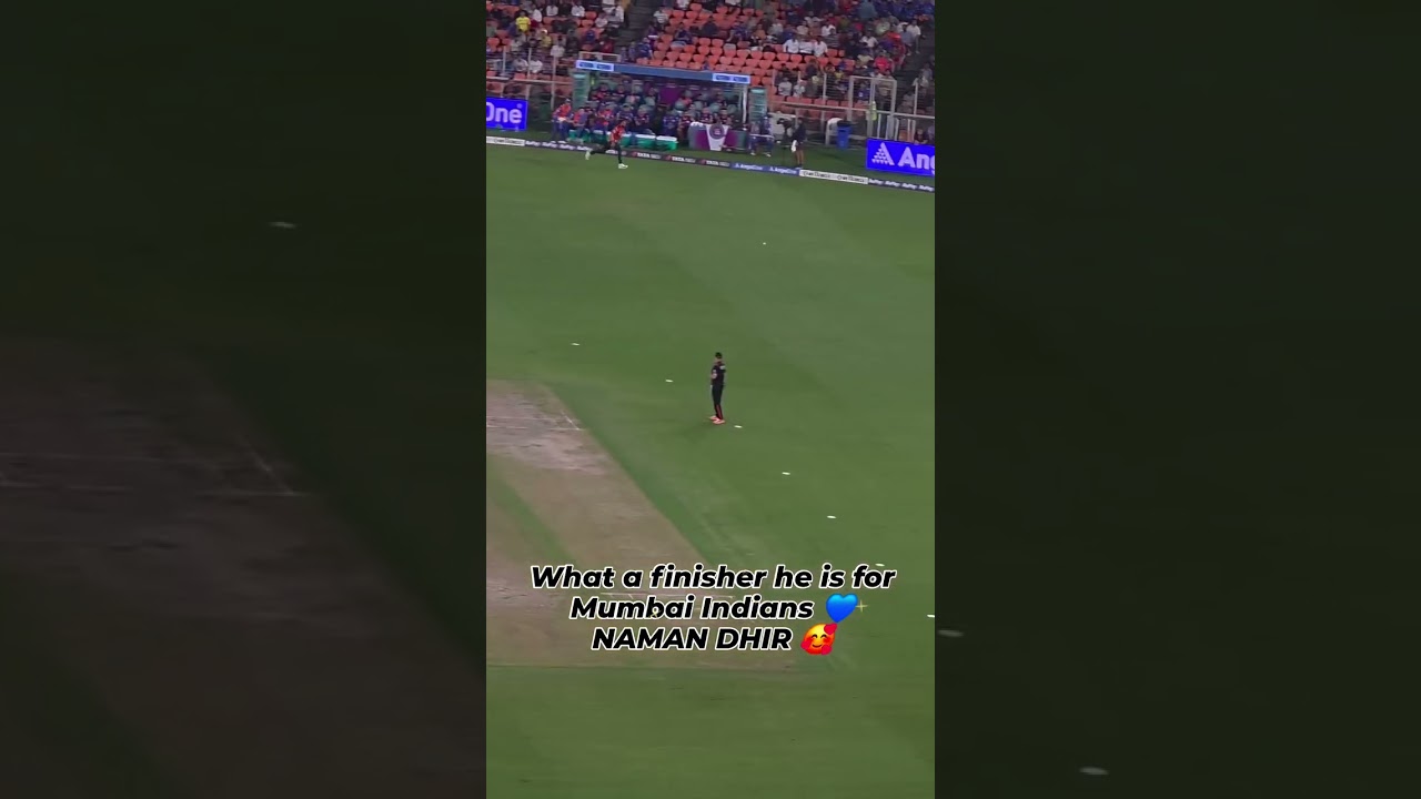 Naman Dhir what a finisher for Mumbai Indians💙 