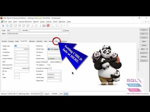 SQL Payroll - Employee Tax Category Auto Setting