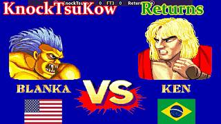 Street Fighter II': Hyper Fighting - KnockTsuKow vs Returns FT3 X3