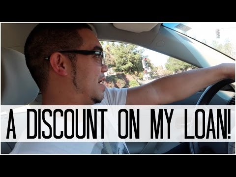 A DISCOUNT ON MY LOAN! – November 9, 2016