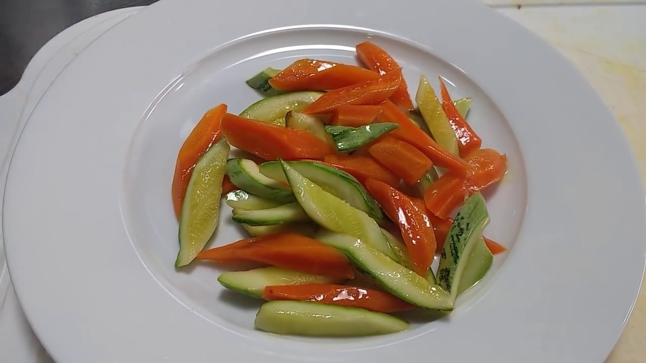 Legumes no microondas, muito rápido!!!!