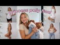 princess polly try-on clothing haul | maddie cidlik