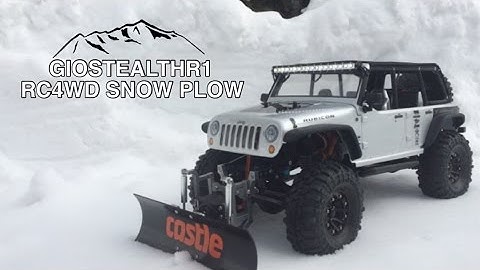 GIOSTEALTHR1 : RC4WD SNOW PLOW : AXIAL SCX10 JK