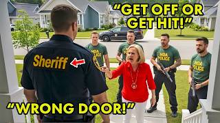 HOA Sent Fake Cops to Threaten Me — The Real Sheriff Opened the Door Instead