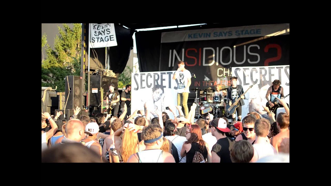 Secrets Live Chicago Warped Tour Full Set