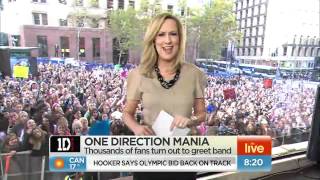 One Direction arrive for Australian TV interview | Sunrise