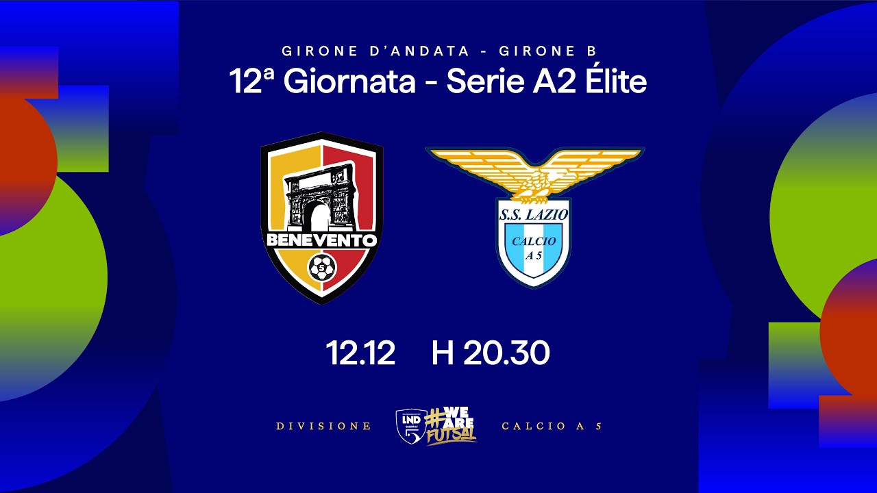Benevento 5-Lazio 6-4 | 12ª giornata | Serie A2 Élite 2025/2026 - Girone B