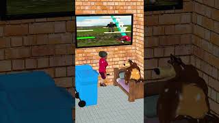 GTA V The Bear doesn't like TV😄#gta #gta5 #spiderman #hulk #gtav #shortvideos #scaryteacher3d